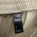 Gap Fit High Rise Runaround Pants Size Large In Moonstone Beige Activewear Photo 7