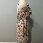 BCBGeneration Cashmere Combo Polka Dot Ruffle One Shoulder Sleeveless Mini Dress Photo 6