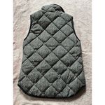 J.Crew  Women's Vest Down 2XS Gray‎ Excursion Quilted Puffer Zip Herringbone Warm Photo 6