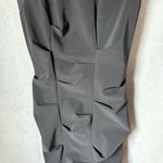 Nicole Miller Women's Black Sheath Dress Size 2 Above Knee Length Formal Photo 2