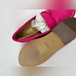 J.Crew Sueded bow loafers Sweet Fuschia Pink Size 5.5 Photo 4