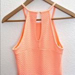 Mossimo Peach Skater Chevron High Neck Tank Dress Size XS Photo 7