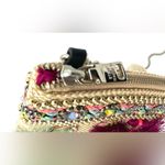 Steve Madden Marcia Clutch Purse Beaded Tassels Rhinestones Photo 7