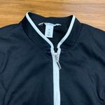 White House | Black Market White House Black Market Peplum Jacket Womens 00 Black White Full Zip Contrast Photo 1