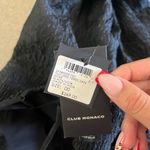 Club Monaco  Black Textured Mini Dress Photo 5