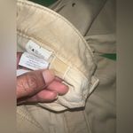 Michael Kors Michael by Carmen High Rise Wide Leg Khaki Denim Pants size 6 Photo 8