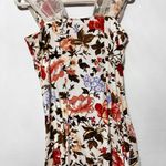 Vintage Stella floral pearl button down mini dress sweetheart neckline Multiple Photo 5