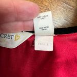 Victoria's Secret Collection Robe Medium Black Velvet Embroidered Floral Satin M Photo 11