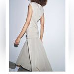 ZARA  NWT matching 2 piece top & skirt co-ord set, flowy drop waist midi skirt Photo 3