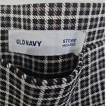 Old Navy Stevie High Rise Pants Women Sz Sm Checkered Dark Academia Work Style Photo 3