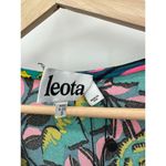 Leota  Dress Women's S Multi Blue Pink Bright Floral Marche Fleur V-Neck Maxi Photo 5