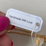 South Moon Under NWT nakamol star pendant beaded necklace with gold chain Photo 5