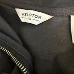 Peloton  ultimate fleece full zip hoodie black charcoal logo tie dye XL EUC Photo 2