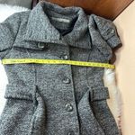 Kenneth Cole Reaction Houndstooth Wool Blend Belted Peacoat Size S/M Photo 6