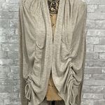 ECO Ruched Cardigan Tan Photo 0