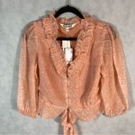 Walter Baker NWT  Bree Top Peach Jaguar Photo 10