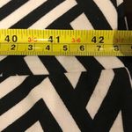 Metaphor Black & White Ziig Zag Striped Short Sleeves Dress Sz. L Great… Photo 9