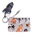 Vera Bradley Dog Show Zip ID and Lanyard Gray Photo 5