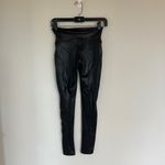 Spanx  Black Faux Leather Leggings Size Small  Photo 3