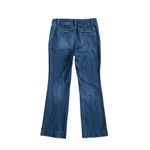 Talbots Flare Leg Pin Tuck Blue Jeans Women’s Size 8 High Waisted Flattering Photo 5