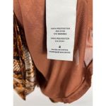 Altuzarra Brown Snake Print Python Long Sleeve Dress Sz 4 Photo 5