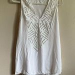 Solitaire  white tank swim shirt  Sz M Photo 0