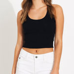 Hollister  White Micro Low Rise Denim Shorts size‎ 1 Photo 0