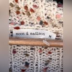Moon & Madison Confetti Cowl Cable Knit Sweater Size M Photo 8