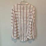 Plenty By Tracy Reese Anthropologie Contrast Stitch Embroidered Blouse size XS Photo 3