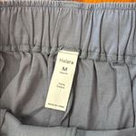 Halara  Womens Jogger Pants Mid Rise Pleated Pockets Cotton Twill Blue Medium Photo 1