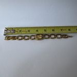 Womens Gold Tone Watch Beautiful SLE Quartz Bracelet Band Crystal Studs Photo 10