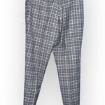 Massimo Dutti NWT LAMBWOOL Check Plaid Cream Straight leg trouser pants sz 8 med Photo 2