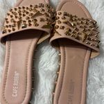 Cape Robbin  Studded Nude Slide Sandals Photo 7