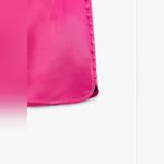 ZARA BNWT  WOMAN BUTTONED SATIN EFFECT SKIRT PINK FUCHSIA Photo 2