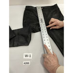 Free People Womans Pull On Leggings 4 Black Soft Shiny Photo 6