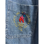 Vintage ATL Blue Denim 1996 Atlanta Summer Olympics Casual Button Down Shirt XL Photo 1