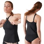 Athleta [] NWT Black Crossed Tankini- XS Photo 1