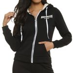 Love Brooklyn Good Vibes Sherpa Lined Zip Front Hoodie in Black, Size M​​ Black Size M Photo 0