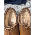 UGG  Womens Chestnut Suede Tasman II Lined Slippers AJ-604 Size 8 Photo 6