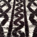 Anthropologie Moth Fair Isle Chenille Cable Knit Pattern Sweater Dress Small Black Photo 13