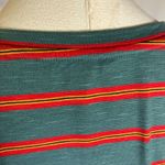 Toad&Co Womens Striped Dress S Long Sleeve Casual Tencel Lyocell Blend Green Photo 7