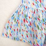 Eloquii  Tie‎ Shoulder Structured Midi Dress Blue Multicolored, 16 Photo 15