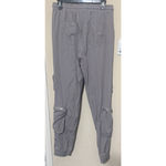 American Bazi  Gray Cargo Pants Parachute baggy Punk Grunge womens sz L utility Photo 5
