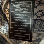 Jack by BB Dakota Jack BB Dakota Blue and White Aztec Print Long Sleeve Blouse Photo 3