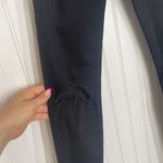 Replay Women’s Joi Black Distressed Ripped Knee Skinny Jeans Size 24 Mid Rise Photo 2