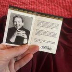 Bob Mackie XL Wearable Art Shirt Red Long Sleeve Round Neck Tie Women’s Blouse Photo 7