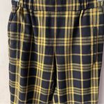 Wilfred Aritzia Darontal Black/Yellow/Dark Wine Plaid Pants Sz 00 24” Waist EUC Photo 13