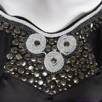 Lucy Paris Black Embroidered Blouse, size S Photo 4