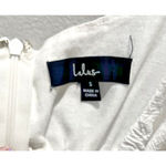 Lulu’s Fairy Your Sunny Day White Tiered Smocked Mini Dress Coquette Cottage S Photo 4