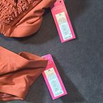 Xhilaration Women’s Plus Size Orange 2 Piece Bikini Smocked Top Size 3X NWT Photo 8